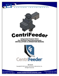 CentriFeeder Manuals for High Heat Feeders