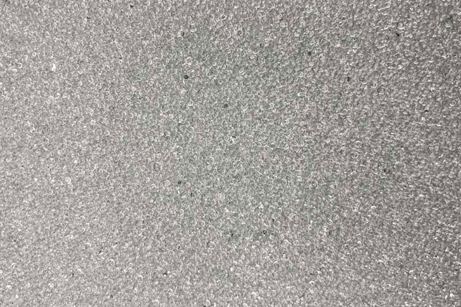 Watch as the CentriFlow Measures the flow of Glass Beads