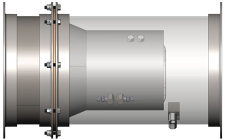 The High Beta diagram shows the different components of the HBP including the integral velocity averaging pitot array